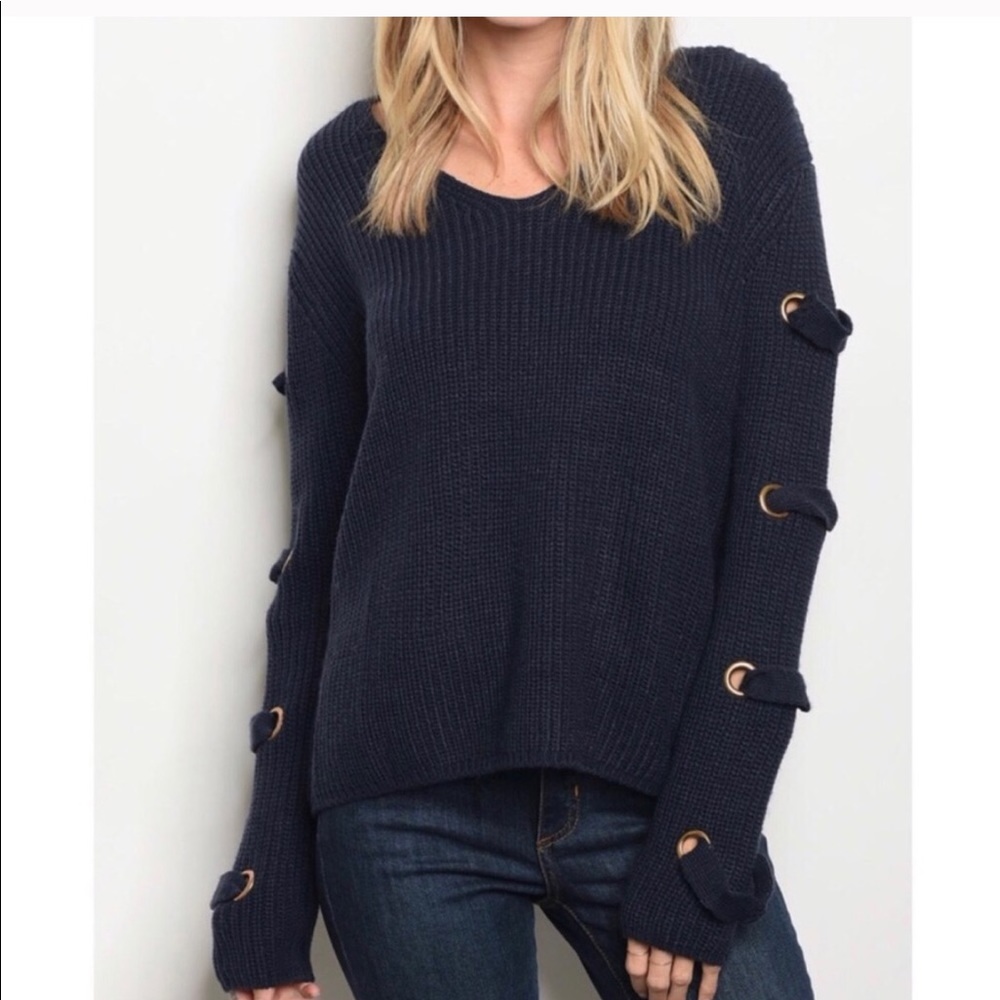 Navy Sweater